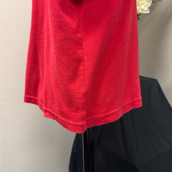 Onque Casuals Cotton Patriotic  Red, White, Blue sequenced Stars Tee Size Large - Picture 4 of 8